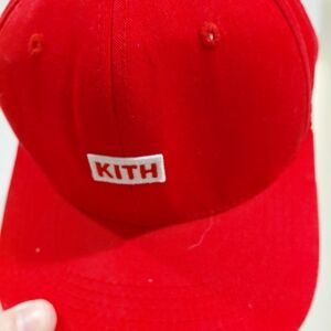 Kith Red Baseball Cap